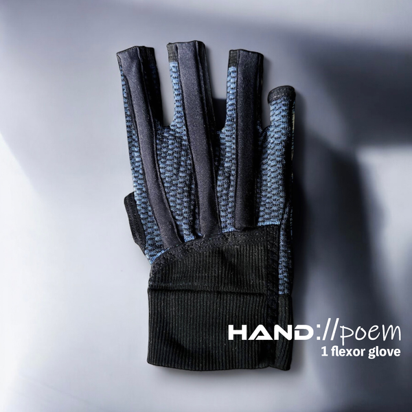 Basic hand://poem glove (1  flexor) Presenter/Music